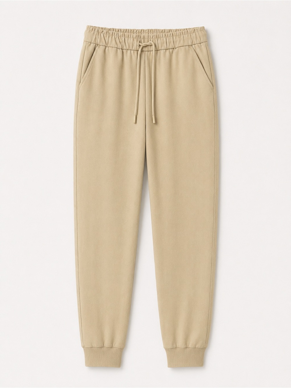 lululemon athletica Beige Drawstring Track Joggers